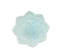 Plato de cerámica for anillos, 1 pieza, soporte for joyas, bandeja pequeña for aretes, collares, llaves for mamá, amiga, hermana Para collares y pulseras(BLUE)