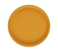 Plato de CeráMica para Plantas, Bandeja para Recoger Agua, Bandeja Redonda Sin Agujeros, FáCil de Limpiar, para DecoracióN de Escritorio y Hogar(4.7inch,Yellow)