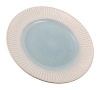 Plato de Cerámica Redondo Minimalista para Servir Carne y Cena Creativa