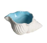 Plato de cerámica único for Joyas con diseño costero: Bandeja Forma Estrella mar o Concha, Ideal for Decorar Casas Playa y Guardar Objetos pequeños(Color 01)