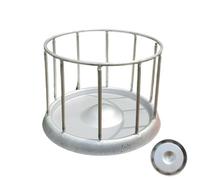 Plato De Comida De La Tortuga - Bandeja De Alimentación De Reptiles De Acero Inoxidable | Plato De Terrario De Tazón De Agua A Prueba De Oxidación Para Dragón Barbudo | ACCESORIOS HABITATES HOJA D