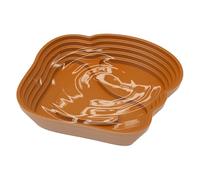 Plato de Comida de, Piscina de Reptiles,Tazón de Comida de Reptil con rampa para - Accesorios de, Plato de alimentación de Ranas, Adorno de Acuario para s, Ranas con Cuernos, lagartos, Serpientes