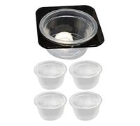 Plato de comida de reptil | Adopraison de comida gastronomía para el cuenco de agua lagarto - accesorios de tanque de espacio extraíbles con tazas de alimentación del plato para Gecko Hygiene prat