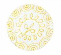 Plato De Comida Gmundner Cerámica Amarillo Llamado D: 28 Cm / H: 2,6 Cm