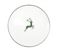 Plato De Comida Gmundner Cerámica Ciervo Verde Diámetro: 25 Cm / Altura: 2,8 Cm
