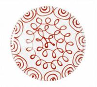 Plato De Comida Gmundner Cerámica Rojo Llamado Diámetro: 28 Cm / Altura: 2,6 Cm