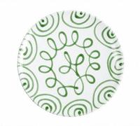 Plato De Comida Gmundner Cerámica Verde Llamado Diámetro: 25 Cm / Altura: 2,8 Cm