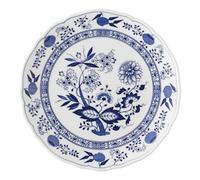 Plato De Comida Hutschenreuther Azul Patrón De Cebolla (Bandera) 25 Cm