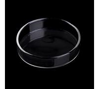 Plato de comida para camarones Cuencos acrílicos transparentes 2 4 "x 0 6" Peces de cáscara redonda para acuario tanque cuenco de alimentos para la cama alimentación mascotas