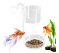 Plato de Comida para Camarones Flotante y Sumergible,Alimentador para Peces | Contenedor para Alimentos Pequeños Espacios Hogar Oficina Salón Apasionados Principiantes