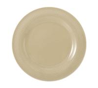 Seltmann Beat - Plato llano redondo (27,5 cm, 6 unidades), color beige