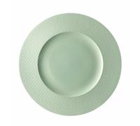 Plato De Comida Rosenthal Kumi Mint Tone Bandera 28 Cm