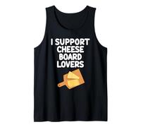 Plato de degustación I Support Cheese Charcuterie Board Lovers Camiseta sin Mangas