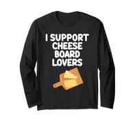 Plato de degustación I Support Cheese Charcuterie Board Lovers Manga Larga