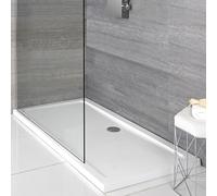 Plato de Ducha Antideslizante - Perfil Bajo - Rectangular - 1100mm x 900mm - Blanco