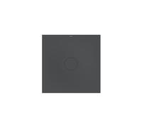 Plato de ducha BetteAir con soporte mínimo y BetteGlasur Plus, 900x900mm, 7350-400PLUS,T2, Color: Cuervo