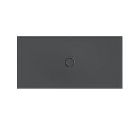 Plato de ducha BetteFloor con soporte de plato mínimo, 1500x750mm, 5939-400T1, Color: cuervo
