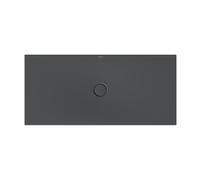 Plato de ducha Bette Floor con soporte mÃnimo y GlazePlus 5838, 150x70 cm, Color: cuervo - 5938-400PLUS,T1