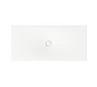 Bette Plato de ducha de suelo con soporte mínimo y GlasurPlus, 170x80cm, 5989-440PLUS,T1, Color: Nieve (blanco mate)