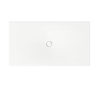 Plato de ducha BetteFloor con soporte de plato mínimo y BetteGlasur Plus, 1800x1000mm, 5818-440PLUS,T1, Color: Nieve (blanco mate)