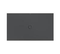 Plato de ducha BetteFloor con soporte mínimo de plato, 1700x1000mm, 5817-400T1, Color: cuervo