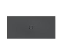 Plato de ducha BetteFloor con soporte mínimo y antideslizante Pro, 170x80cm, 5989-400AE,T1, Color: cuervo