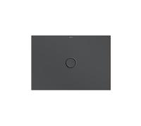 Plato de ducha BetteFloor con soporte mínimo y GlasurPlus, 100x70cm, 5881-400PLUS,T1, Color: cuervo
