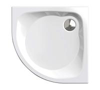 Plato de ducha, círculo cuarto 80 x 80 cm | Nordona® SIMPLEX PLUS | Set completo que incluye sifón Viega Tempoplex | construcción sólida y de gran calidad