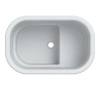 Plato de ducha de asiento Geberit de Varicor, blanco alpino,, 407730016