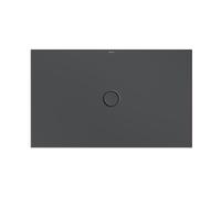 Plato de ducha de suelo Bette con antideslizante Pro, 130x80cm, 5793-400AE, Color: cuervo
