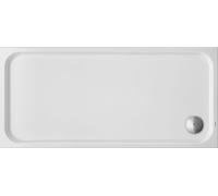 Plato de ducha Duravit D-Code, 1600x750mm, rectangular, versión empotrada, 720164000000001, Color: blanco con antideslizante