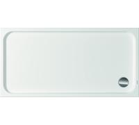 Plato de ducha Duravit D-Code, 1600x800mm, rectangular, versión empotrada, 720264000000001, Color: blanco con antideslizante