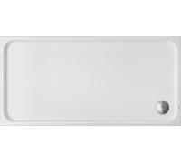 Plato de ducha Duravit D-Code, 1800x900mm, rectangular, versión empotrada, 720165000000001, Color: blanco con antideslizante
