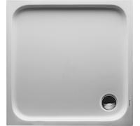 Plato de ducha Duravit D-Code, 900x900mm, cuadrado, versión empotrada, 720102000000001, Color: blanco con antideslizante