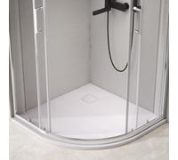 Plato de ducha EMKE 90x90 cm antideslizante blanco recortable