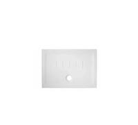 Plato de Ducha Extraplano Porcelana Fine Fire Clay 90x70 cm Blanco Waterline Unisan - Sin válvula