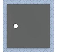 Plato de ducha Geberit CleanFloor30, integrado, con vellón de estanqueidad, 100x100cm, 551020DM1, Color: grafito / mate - CM