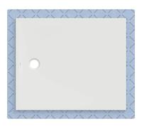 Plato de ducha Geberit CleanFloor30, integrado, con vellón de estanqueidad, 120x100cm, 551.022.00.1, Color: blanco / mate