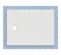 Plato de ducha Geberit CleanFloor30, integrado, con vellón de estanqueidad, 120x90cm, 551014001, Color: blanco / mate - CM