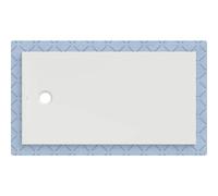 Plato de ducha Geberit CleanFloor30, integrado, con vellón de estanqueidad, 150x80cm, 551008001, Color: blanco / mate - CM