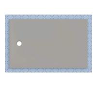 Plato de ducha Geberit CleanFloor30, integrado, con vellón de estanqueidad, 160x100cm, 551.025.29.1, Color: gris / mate