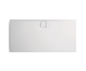 Plato de ducha HÜPPE EasyFlat, desague lateral largo, rectangular, 1400x800mm, EF0105055, Color: Blanco