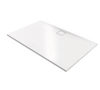 Plato de ducha HÜPPE EasyFlat, desague lateral largo, rectangular, 1600x900mm, EF0113055, Color: Blanco
