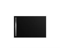 Plato de ducha Kaldewei NEXSYS, a ras de suelo, 80x140 cm, 412246302676, Color: Negro mate 100 con Secure Plus
