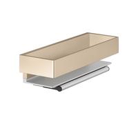 Plato de ducha KEUCO EDITION 11 con escobilla de cristal, extraíble, 11159030000, Color: bronce cepillado