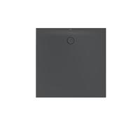 Plato de ducha lateral BetteFloor con antideslizante Pro, 120x120cm, 3391-400AE, Color: cuervo