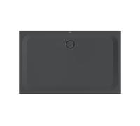 Plato de ducha rectangular BetteUltra 1600x1000x35mm, con BetteAntirutsch Pro, 5967-400AE, Color: Cuervo mate