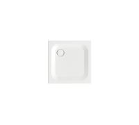 Plato de ducha rectangular BetteUltra 750x750x25mm, con Glaze Plus, 5529-440PLUS, Color: Nieve (blanco mate)