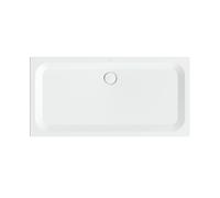Plato de ducha rectangular BetteUltra con soporte de bañera mínimo, 1600x800x...