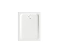 Plato de ducha rectangular BetteUltra con soporte mínimo de bañera, 1200x900x35mm, Glaze Plus, 1260-440PLUS,T1, Color: Nieve (blanco mate)